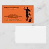 Carte de visite d'un peintre (Devant / Derrière)