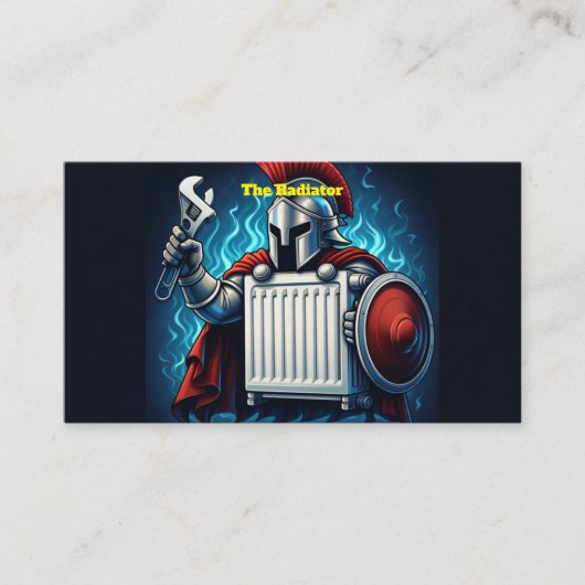 Carte de visite d'un plombier spécialisé dans les (Devant)