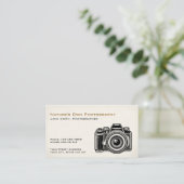 Carte de visite d'un studio de photographie (Debout devant)