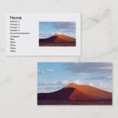 Carte de visite Dune (Devant / Derrière)
