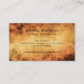 Carte de visite d'une firme de droit des blessures (Dos)