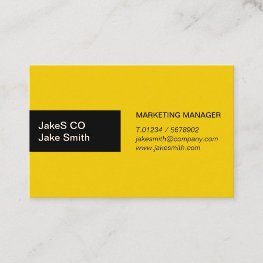 Carte De Visite Duo dynamique (Devant)