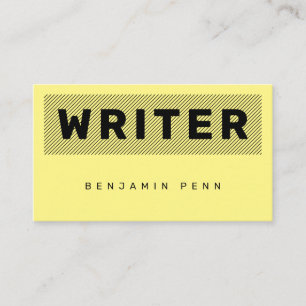 Carte De Visite Duo ton brutal noir jaune