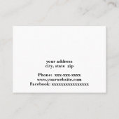 Carte De Visite Durabilité (Dos)