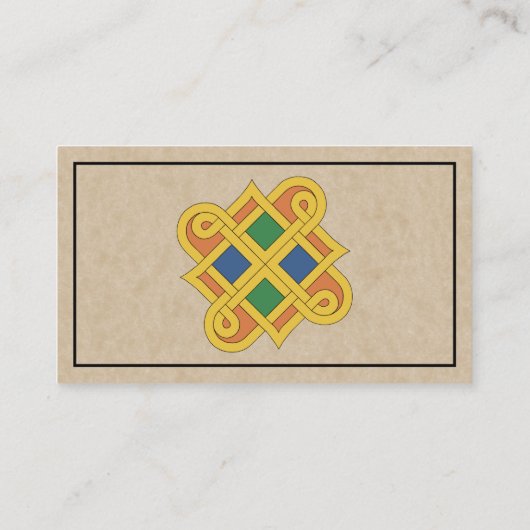Carte De Visite Durrow Knotwork 2016 (Dos)