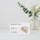 Carte de visite d'usine de briquettes (Debout devant)