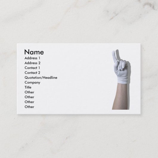 Carte De Visite DustCheck072310, nom, adresse 1, adresse 2, Co… (Devant)