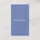 Carte De Visite Dusty Blue Elegant Gradient Corporate Chic (Dos)