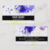 Carte De Visite Dynamique | Spatter II (Devant / Derrière)