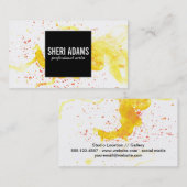 Carte De Visite Dynamique | Spatter III (Devant / Derrière)