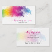 Carte De Visite Dysfonctionnement à l'arc-en-ciel (Devant / Derrière)