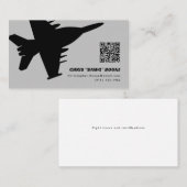 Carte De Visite EA-18G Growler Fighter Jet moderne (Devant / Derrière)