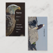 Carte De Visite Eagle chauve américain (Devant / Derrière)