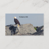 Carte De Visite Eagle chauve américain (Dos)