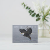 Carte De Visite Eagle patriotique effectuant le vol - coutume (Debout devant)