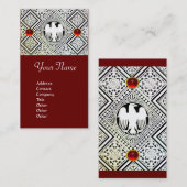 CARTE DE VISITE EAGLE, RUBY ROUGE (Devant / Derrière)