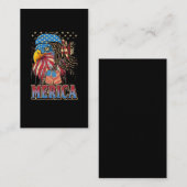 Carte De Visite Eagle USA Amérique 4 juillet Mérique (Devant / Derrière)