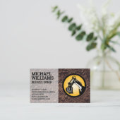 Carte De Visite Earth Mover | Véhicule de construction (Debout devant)