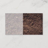 Carte De Visite Earth Mover | Véhicule de construction (Dos)