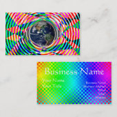 Carte De Visite Earth Vibes Rainbow par Kenneth Yoncich (Devant / Derrière)