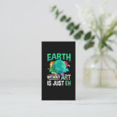 Carte De Visite Earth Without Art est juste un artiste peintre amu (Debout devant)