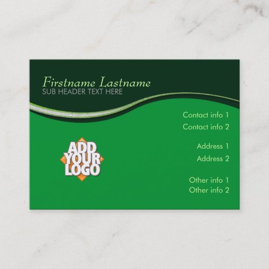 Carte de visite Earthy Curves (Devant)
