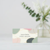Carte De Visite Earthy Simple Abstract Minimal Modern (Debout devant)