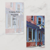 Carte De Visite Easton PA - Rue Avec Porte Ouverte (Devant / Derrière)