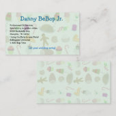 Carte De Visite Eatings de la saison (Devant / Derrière)