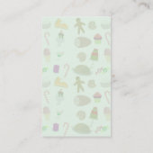 Carte De Visite Eatings de la saison (Dos)