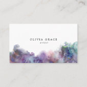 Carte De Visite Eau arc-en-ciel moderne (Devant)