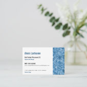 Carte De Visite Eau bleue (Debout devant)