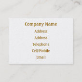 CARTE DE VISITE EAU CALME (Dos)