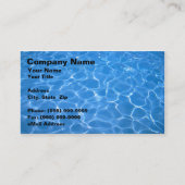 Carte De Visite Eau claire cristalline (Devant)