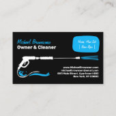 Carte De Visite Eau de lavage sous pression Gouttes Nettoyage de l (Dos)