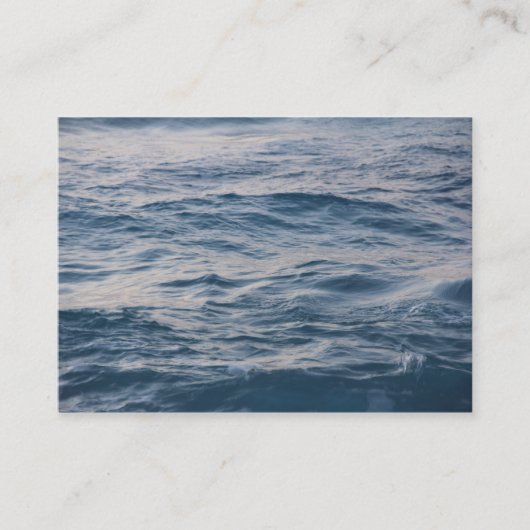 Carte De Visite Eau de mer de près (Devant)