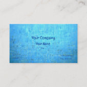 Carte De Visite Eau du pool ajouter QR (Devant)