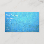 Carte De Visite Eau du pool - Code QR (Devant)