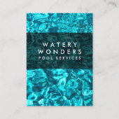 Carte De Visite Eau Éclairage Piscine Nettoyant Gardener (Devant)