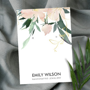 CARTE DE VISITE EAU FLORALE DOUCE BLUSH GOLD EARROR ÉCRAN