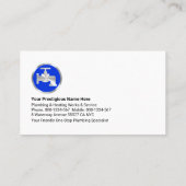 Carte De Visite Eau goutte Gold Faucet Layer (Dos)