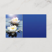 Carte De Visite Eau Lily Mindfult Méditation Yoga (Dos)