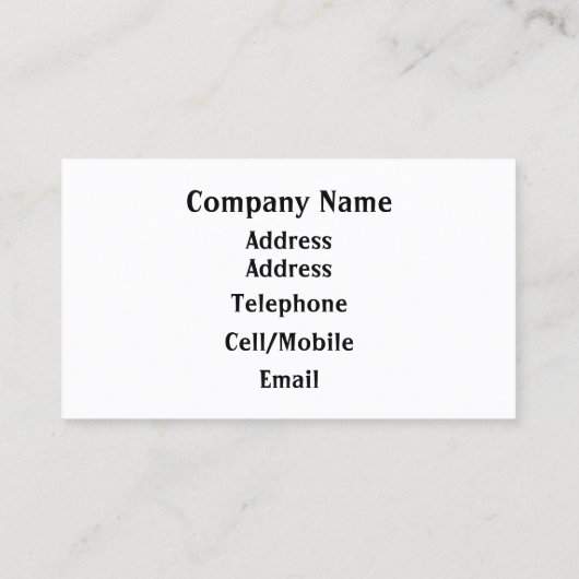 CARTE DE VISITE EAU NAVIGABLE (Dos)