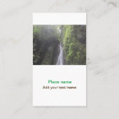 Carte De Visite eau océan plage photo ajouter nom texte place été (Dos)