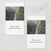 Carte De Visite eau océan plage photo ajouter nom texte place été (Devant / Derrière)