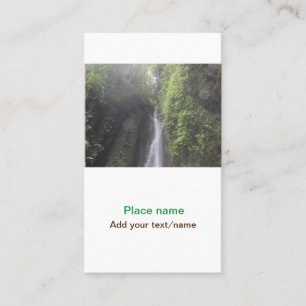 Carte De Visite eau océan plage photo ajouter nom texte place été