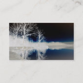 Carte De Visite Eaux bleues calmes (Dos)