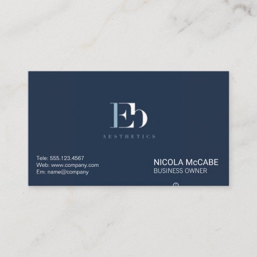 Carte De Visite EB esthétique (Devant)