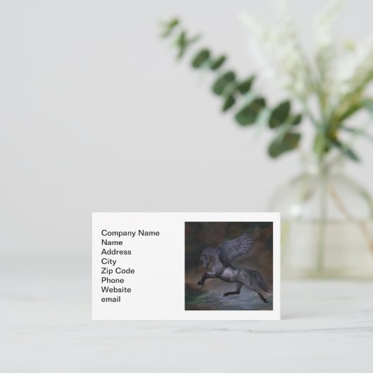 Carte De Visite Ébène (Debout devant)