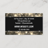 Carte De Visite Éblouissant Galaxy Nebula Parties scintillant Étoi (Dos)